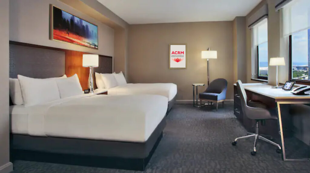Chicago Hilton Hotel Room