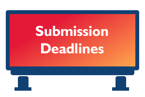 Submission deadlines