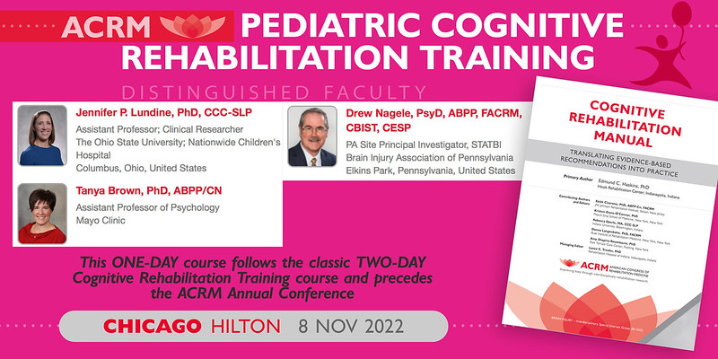 Pediatric Cognitive Rehabilitation Training Course
