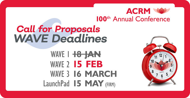 WAVE 2 Deadline - Call for Proposals