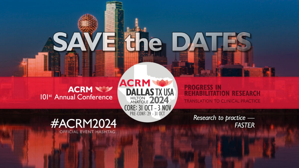 ACRM Annual Fall Conference - Save the dates