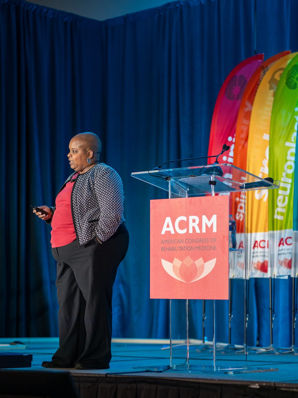 ACRM Annual Fall Conference - Speaker on Stage