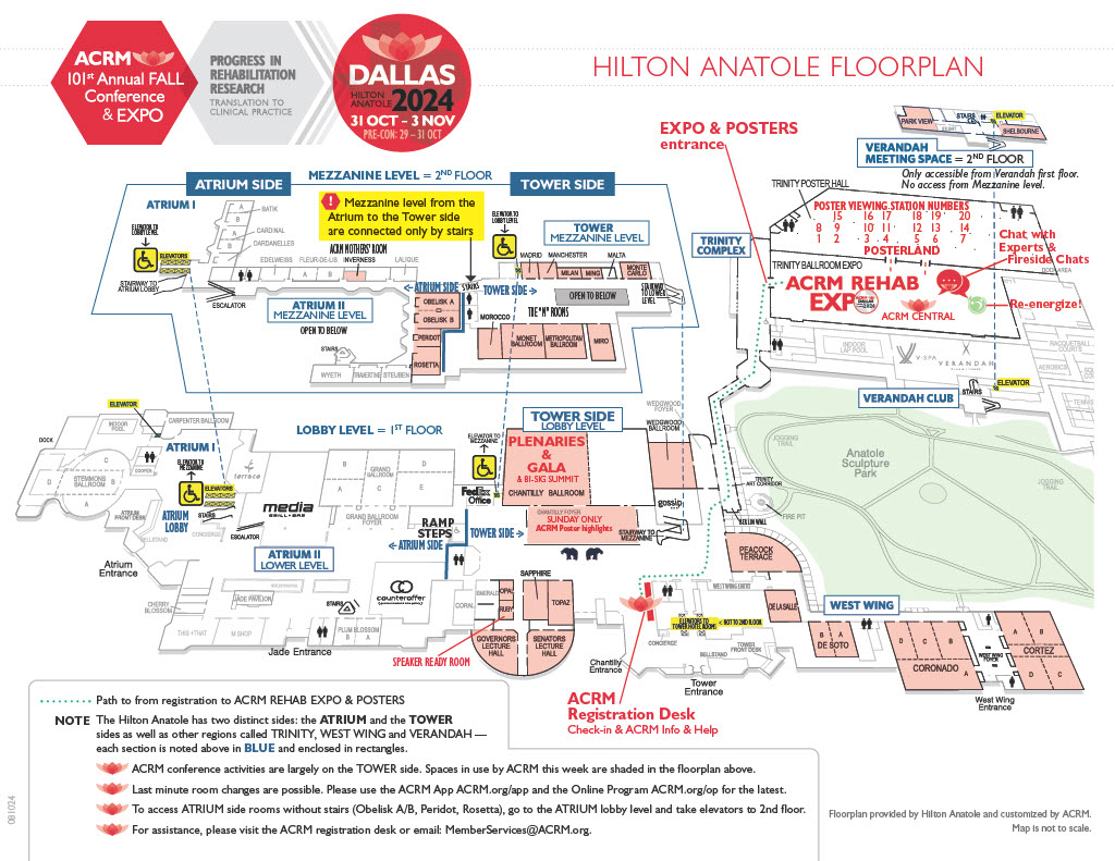 Hilton Anatole floorplan