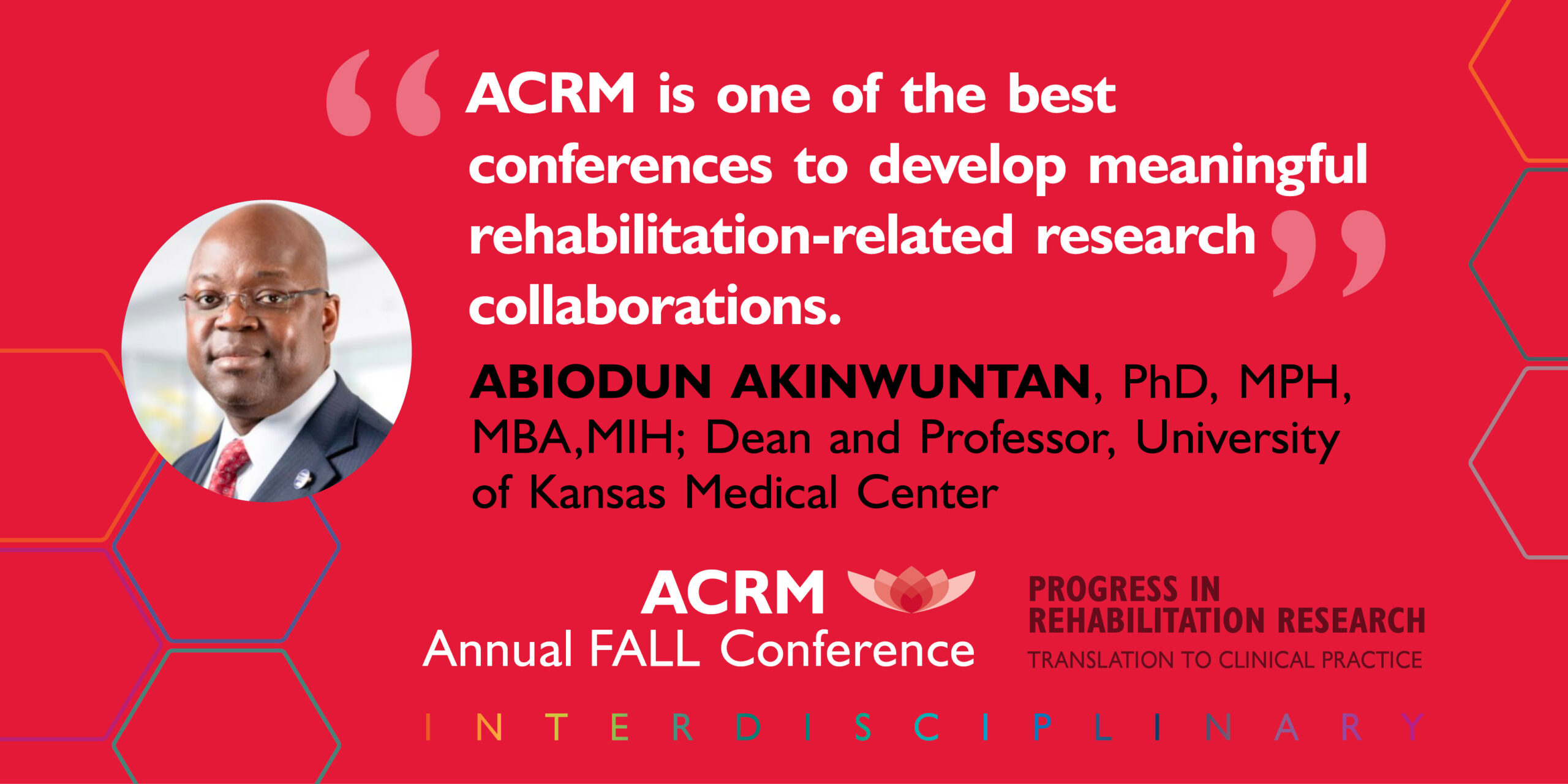 ACRM Annual Conference — quote: Abiodun Akinwuntan
